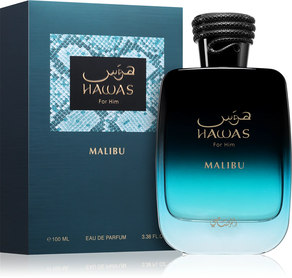 HAWAS MALIBU perfume árabe