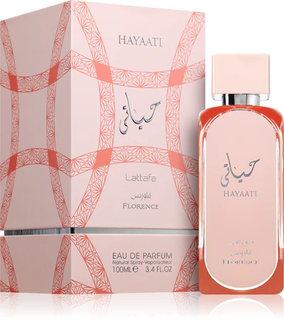 HAYAATI LATTAFA FLORENCE ROSA perfume árabe